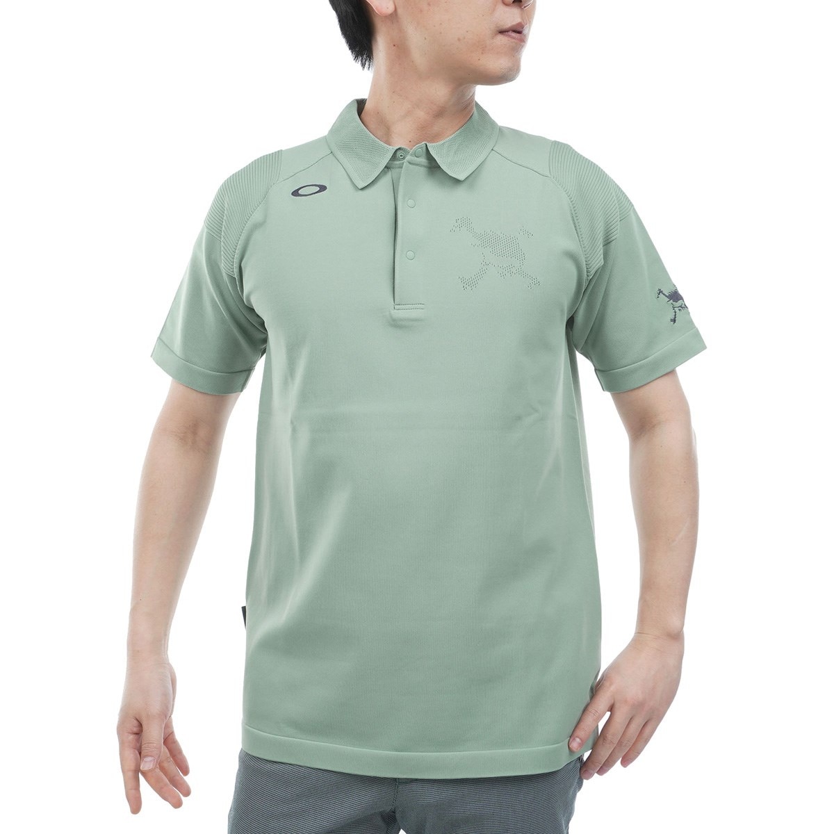 スカル ストレッチ LIMBER ニット半袖ポロシャツ(半袖シャツ