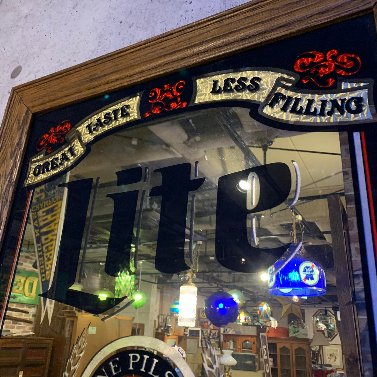 品番1506 Miller Lite Beer ミラーライトビール パブミラー