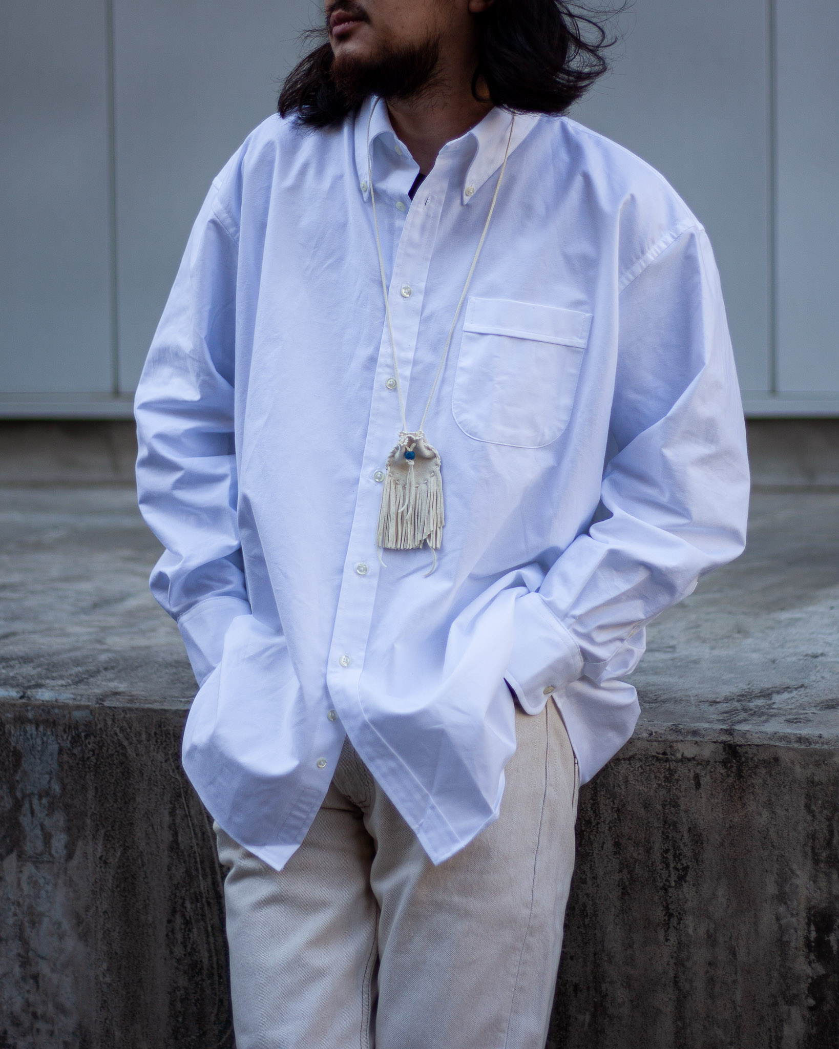 INDIVIDUALIZED SHIRTS “BUTTON DOWN BIG SHIRT”】-MAIDENS SHOP 7th