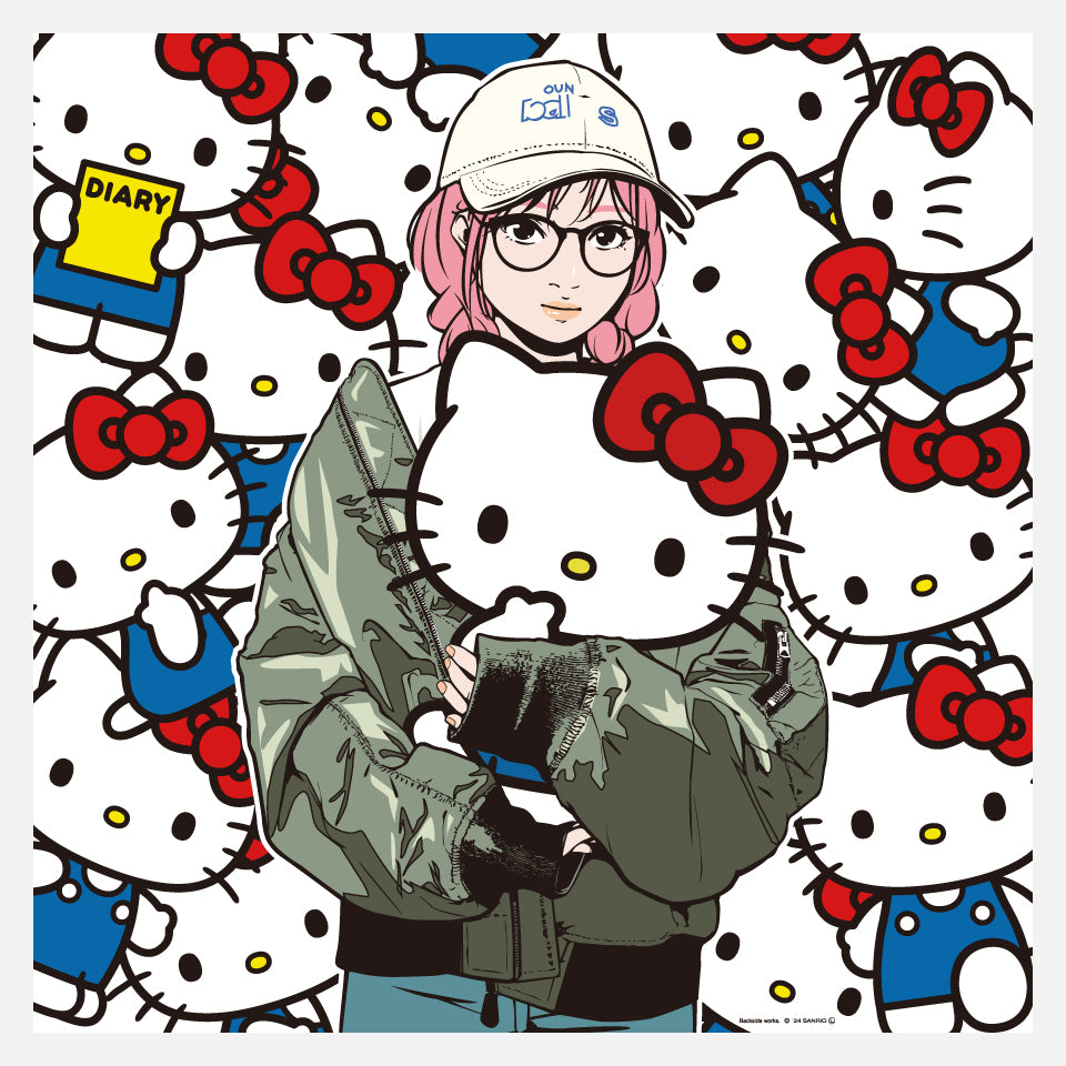 3月20日(水)11:00~販売開始】Backside works. × ハローキティ アート