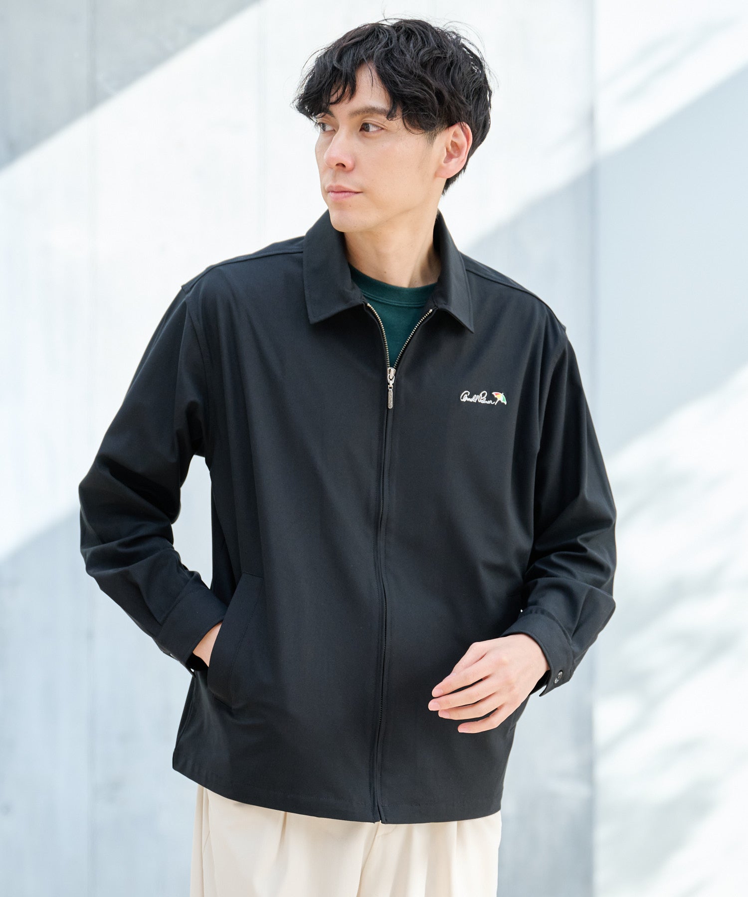 ポリストレッチ ジップブルゾン（ブルゾン/メンズ）｜アーノルド
