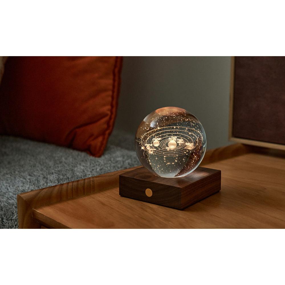 Gingko Design Amber Crystal Light - Solar System | Science Museum Shop