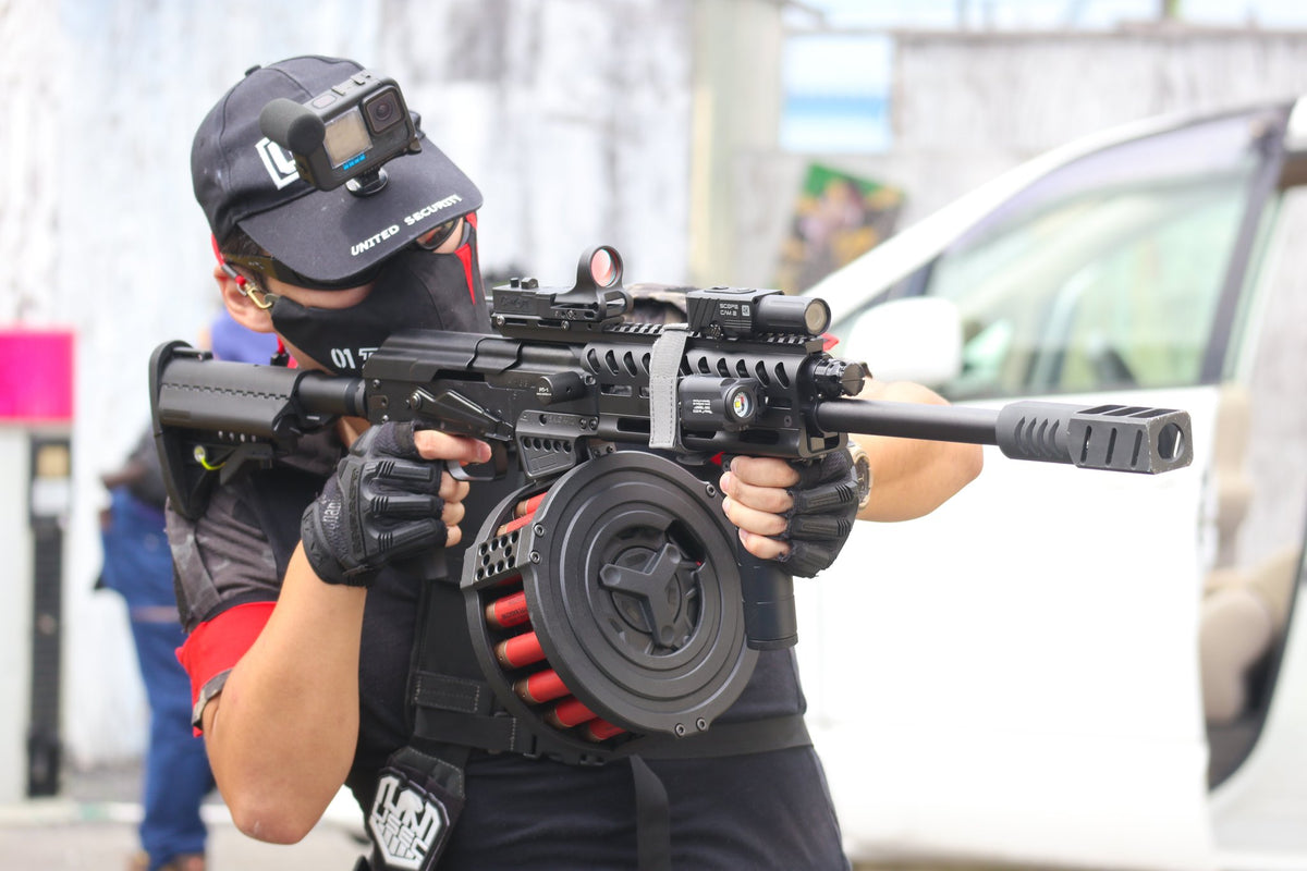 東京マルイ SAIGA-12用 350連ドラムマガジンキット – Sabsta（サバスタ