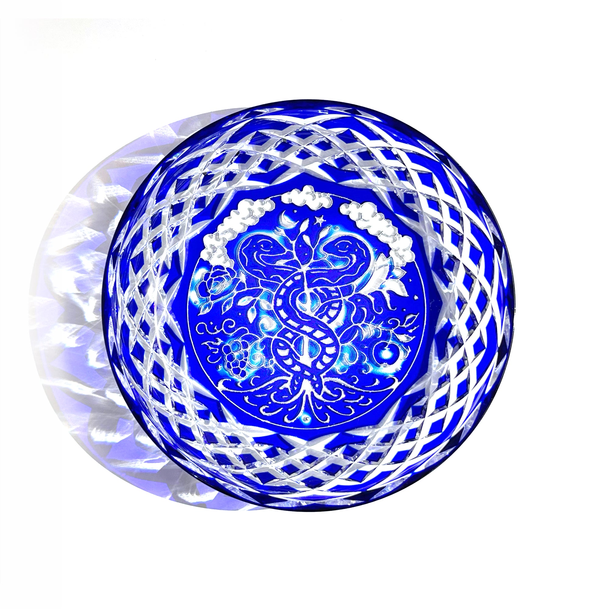 江戸切子 2025年イヤーズプレート 「樹恵」 ｜江戸切子グラスなら