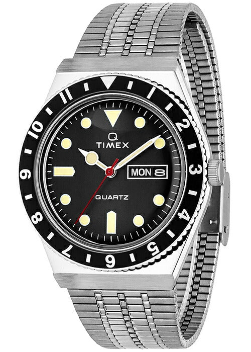 TIMEX Q TIMEX TW2U61800 メンズ 電池式 クオーツ デイデイト ブラック