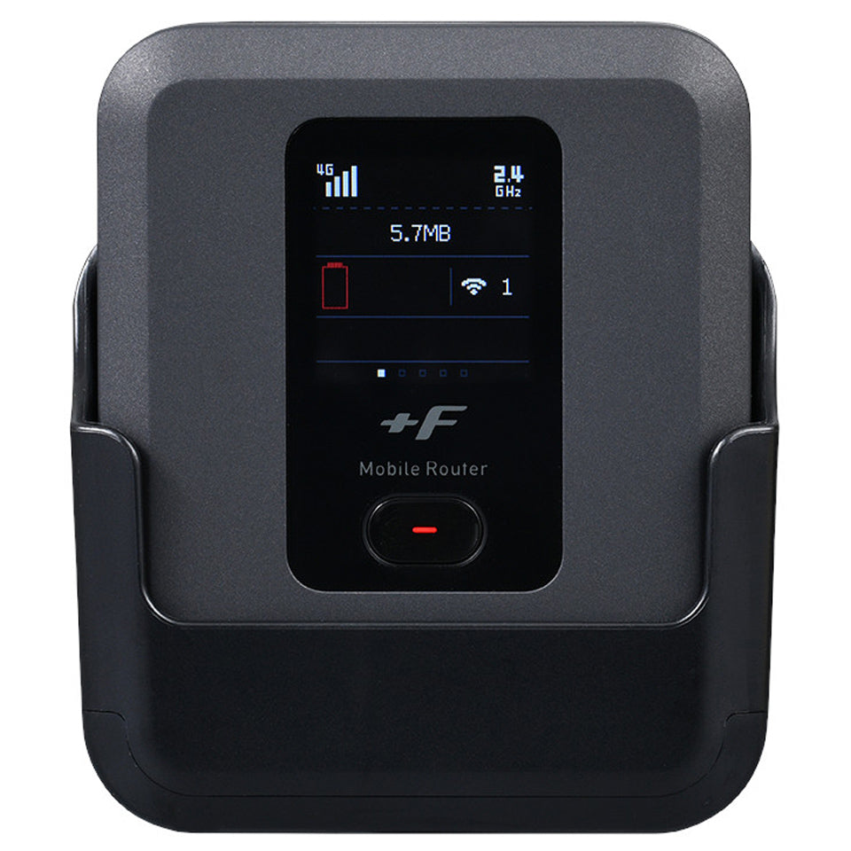 モバイルルーター +F FS040W 専用カー・セット 富士ソフト 新品