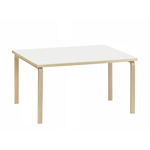 Aalto Table rectangular 82B ホワイトラミネート W1350mm - YAMAGIWA