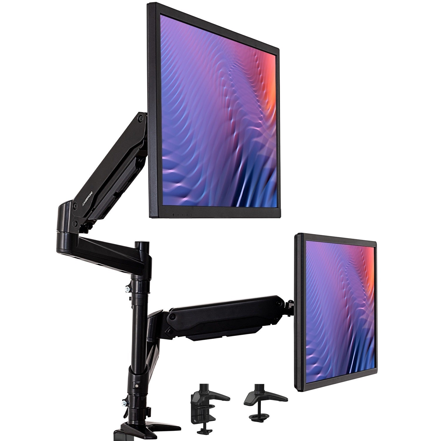 ACCURTEK モニターアーム 49インチ対応 ガススプリング式 5軸 ACCURTEK