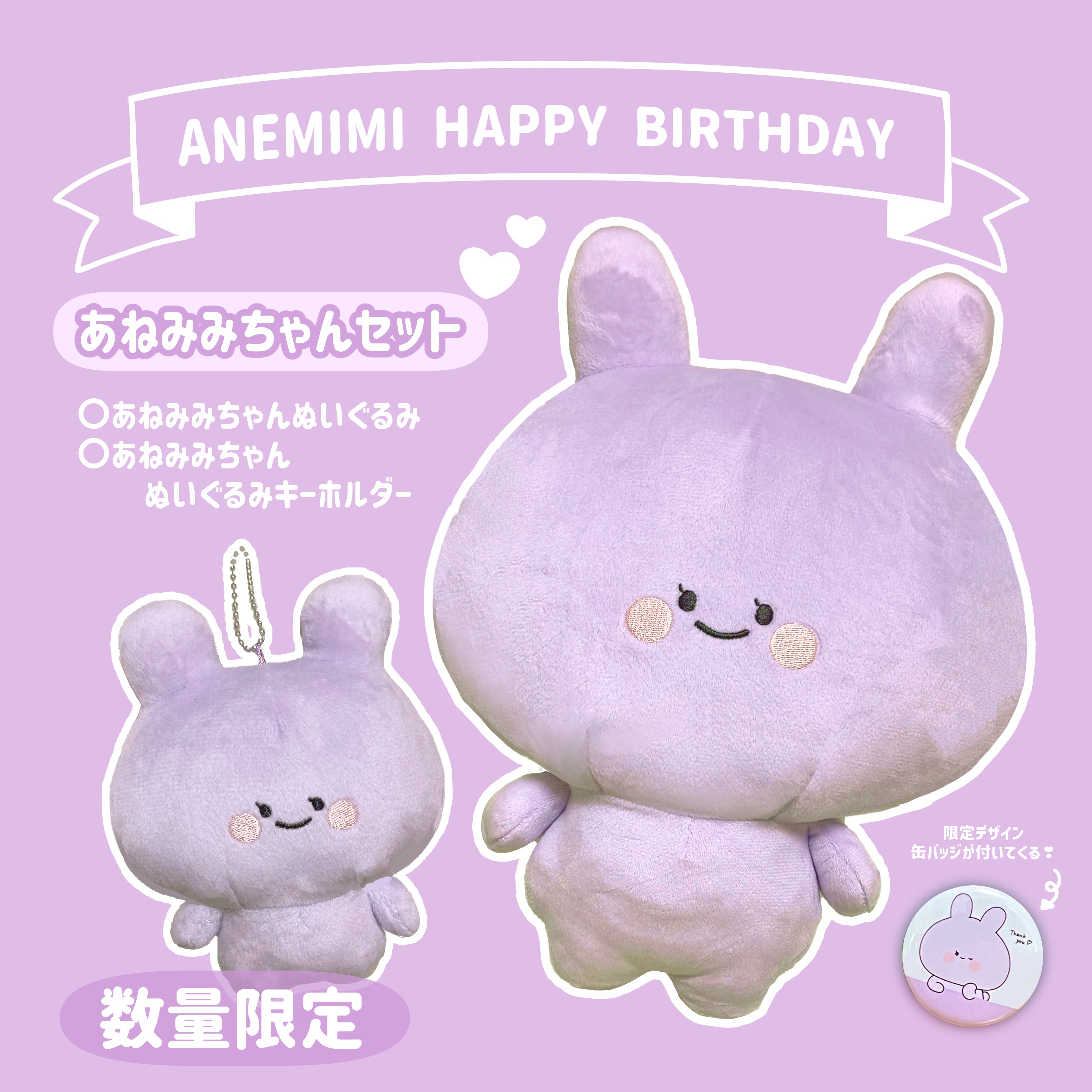 あさみみちゃん】あねみみちゃんセット(ANEMIMI HAPPY BIRTHDAY