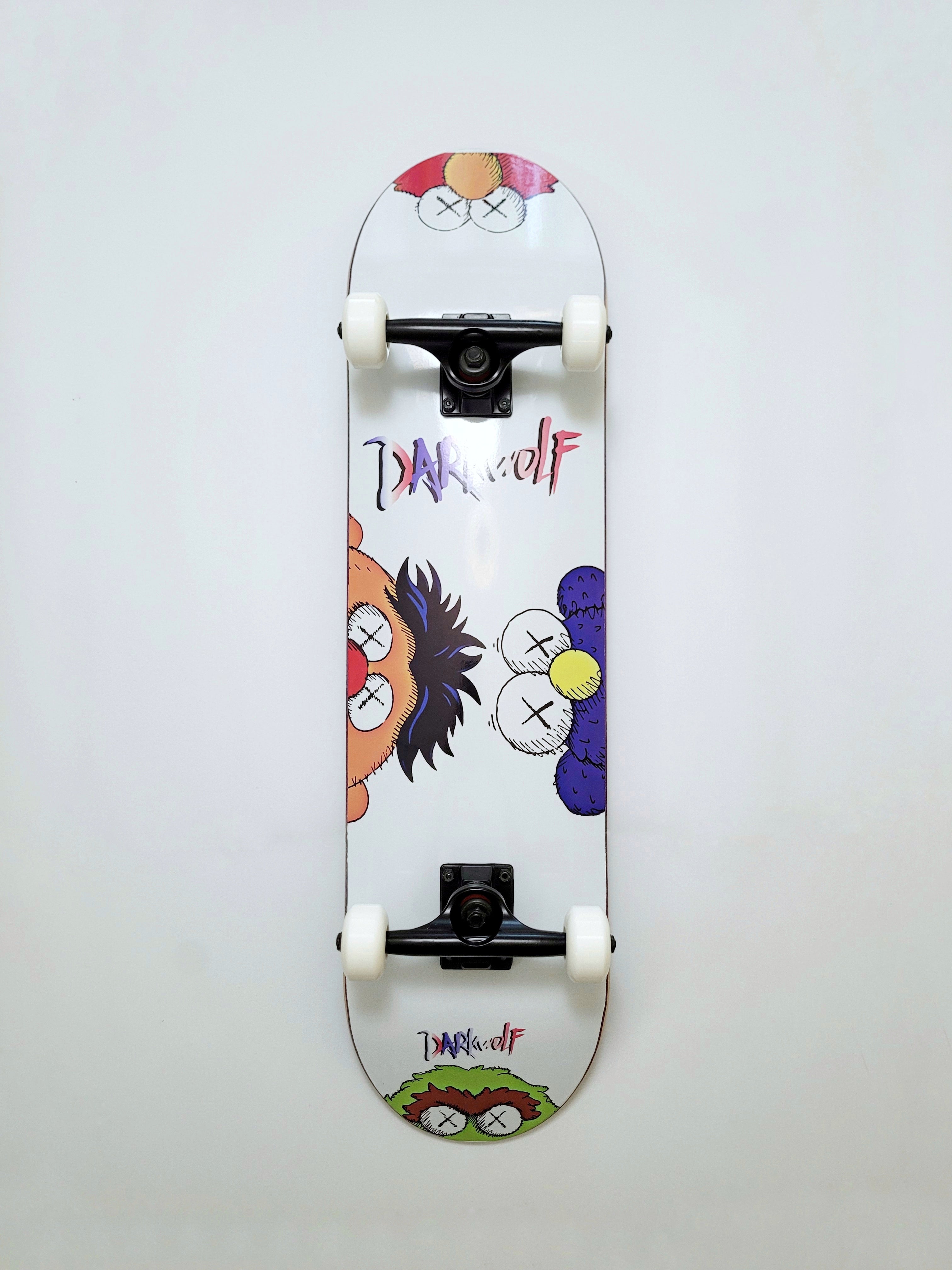 Darkwolf 'Kaws X Sesame Street' Skateboard – Skatebruh Skate Shop