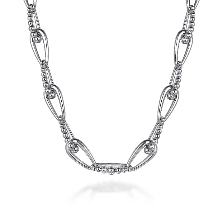 Gabriel & Co. Sterling Silver Oval-Link Bujukan Chain | Skeie's