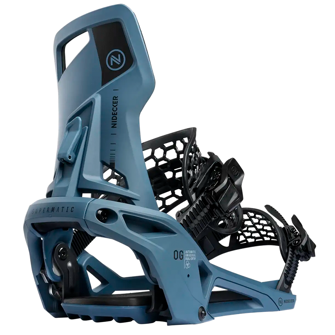 2026 Nidecker OG Supermatic Snowboard Bindings | Auto-Entry Meets