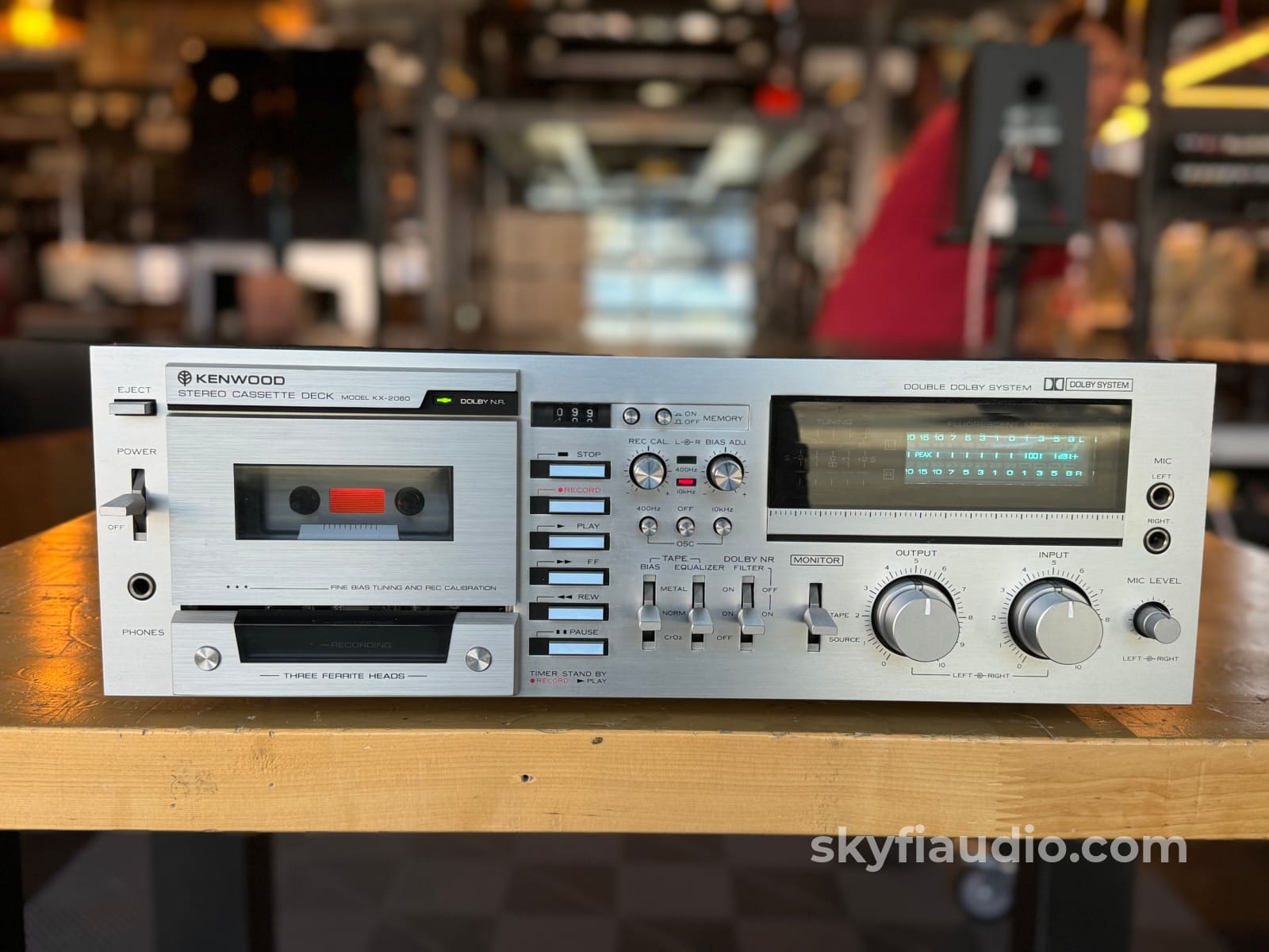 Kenwood KX-2060 3-Head Cassette Deck, Serviced