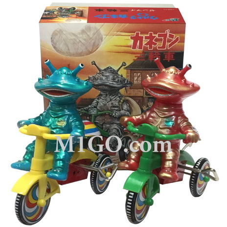 M1号が待望の通販受付開始！ 紹介第3弾は「カネゴン三輪車」「ヘドラ