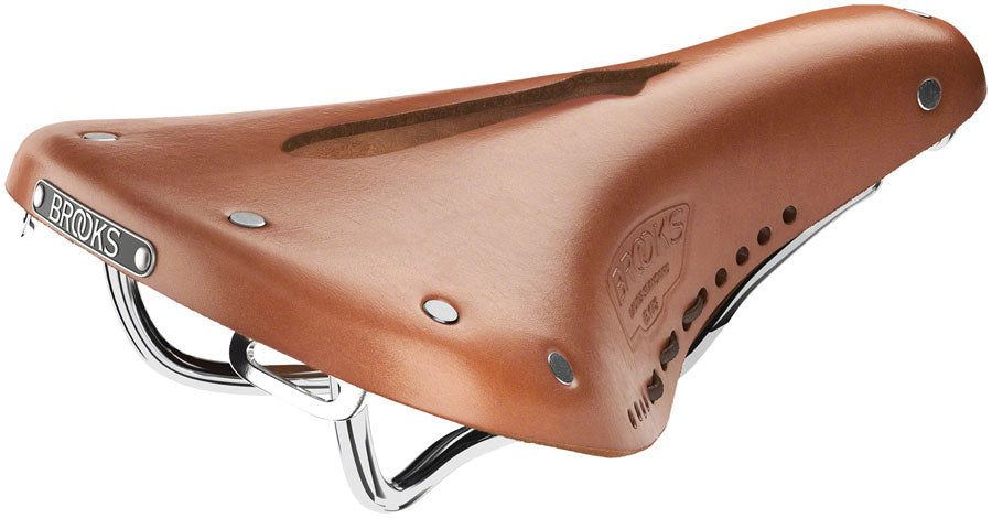 Brooks B17 Carved Saddle - Steel Honey - SA0430