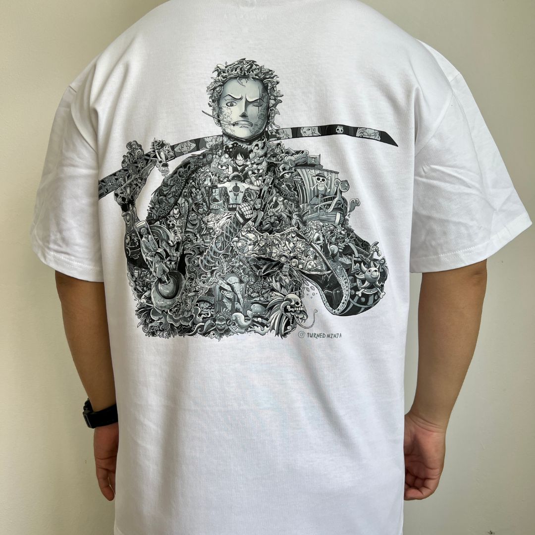 ZORO PREMIUM T-SHIRT (Art on back - Ship from Viet Nam)