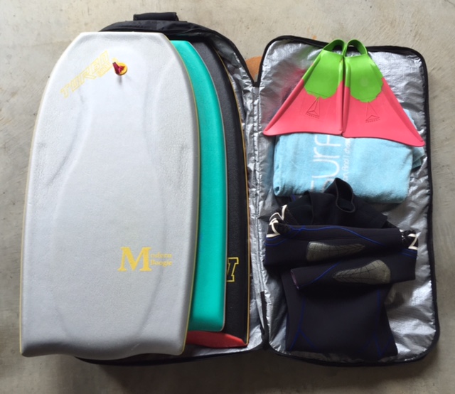 新しいボディボードケースができました。しかもウィール付 | TURBO