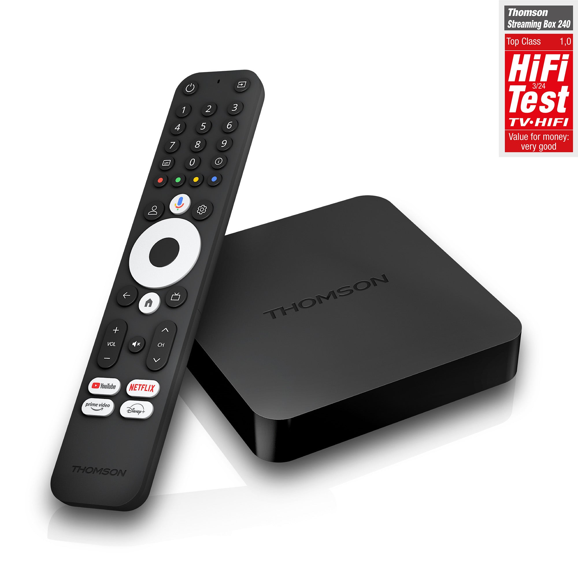 Google TV Streamer 4K UHD | THOMSON Smart TV Box 240