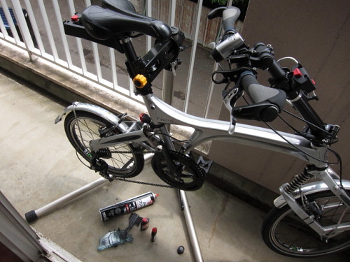 ぶらり、ミノウラのメンテナンススタンドRS-5000を買ってみた: 一路一