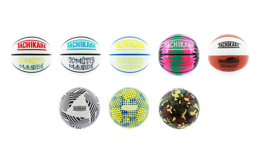 タチカラ 最新バスケットボールとサッカーボールが好評発売中