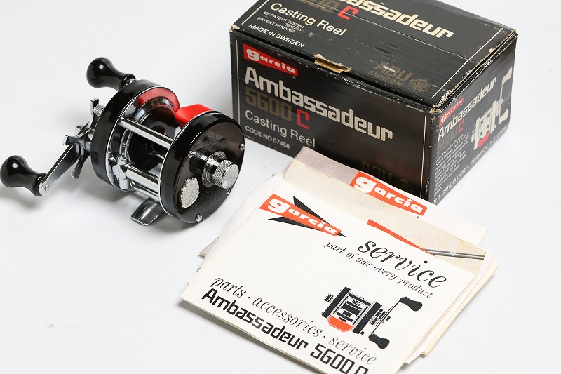 アブガルシア アンバサダー 5600C 赤ベロ 770600（02）未使用並み 注意