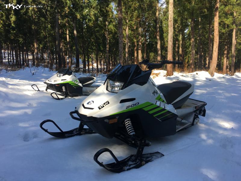 小型スノーモービルが登場！【ZR200】｜RSS高喜屋