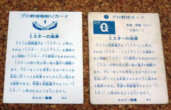カルビープロ野球カード 1973年No.200 旗版 「大洋 竹内広明