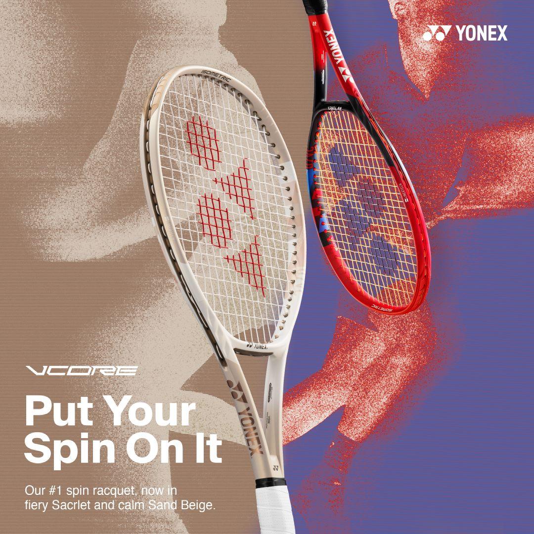 Yonex VCORE Tennis Racquets get new Sand Beige Cosmetic – Tennis