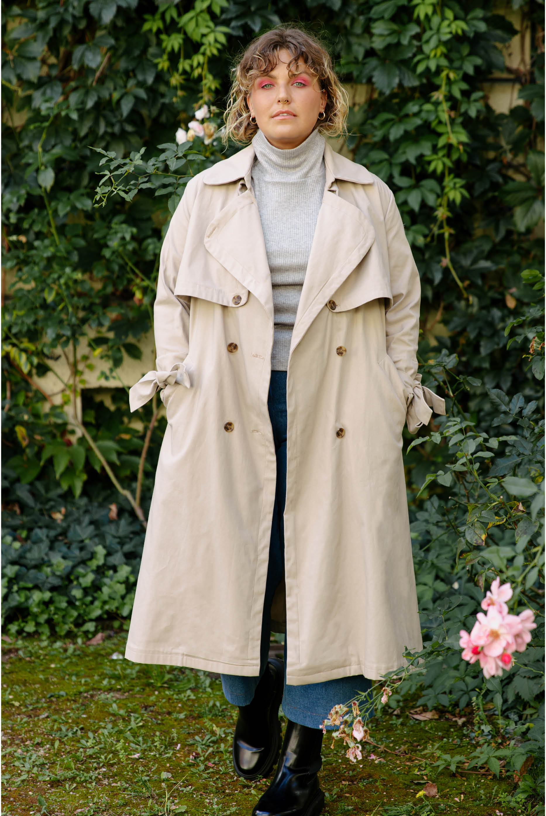 JULIANA MARTEJEVS Chloe Trench Coat – The Fold Line