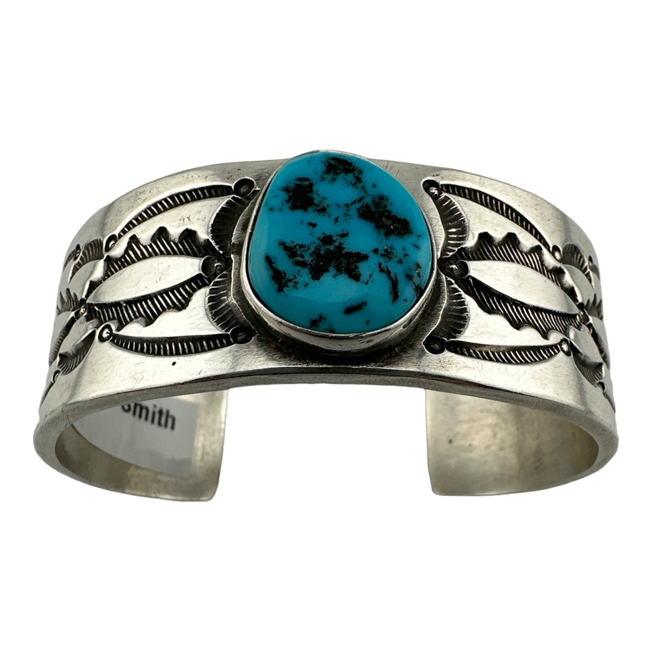 Herman Smith Navajo Turquoise Bracelet J4576 – The Gordon Collection
