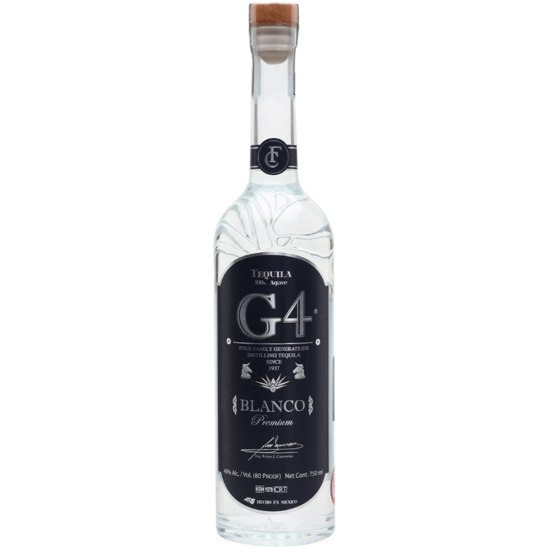 G4 Blanco Premium 80 Proof 750ml | Tasty Tequila | The Liquor Bros