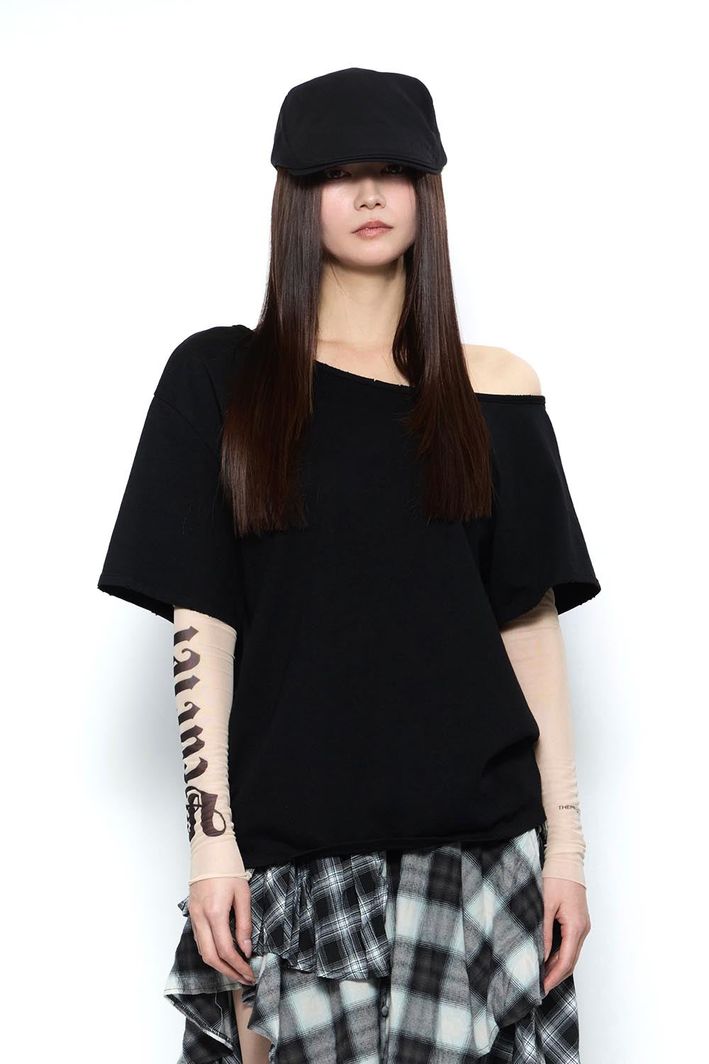 THEREDTHREAD / ザレッドスレッド】S asymmetry tops