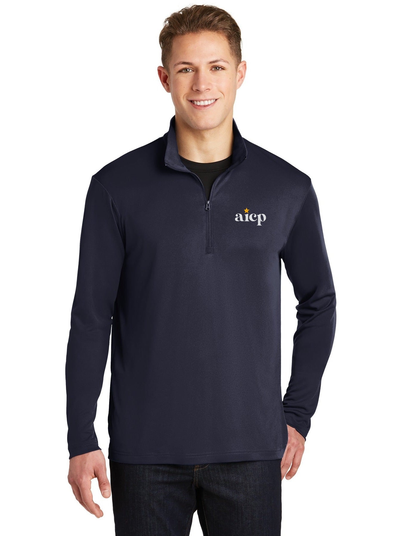 Sport Tek ST357 Quarter-Zip Pullover with Custom Embroidery