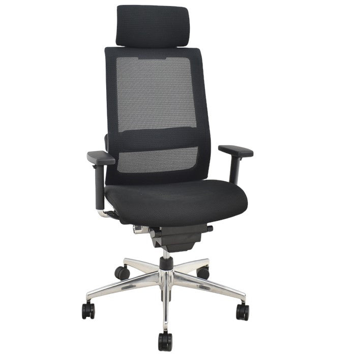 中古】コクヨ エアフォート ヘッドレスト 可動肘（新型肘パッド）エア