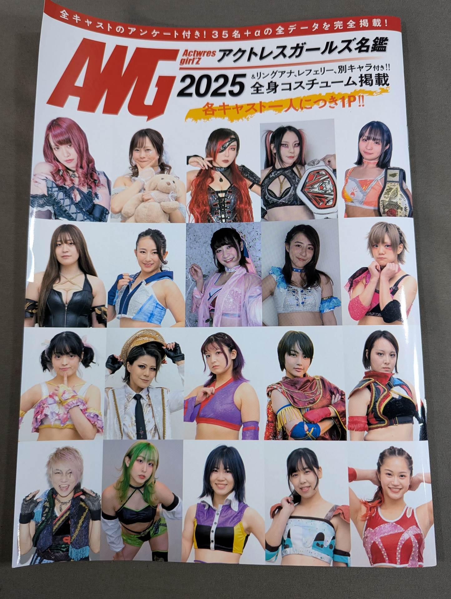 5選手直筆サイン入り】アクトレスガールズ名鑑2025 – 闘道館