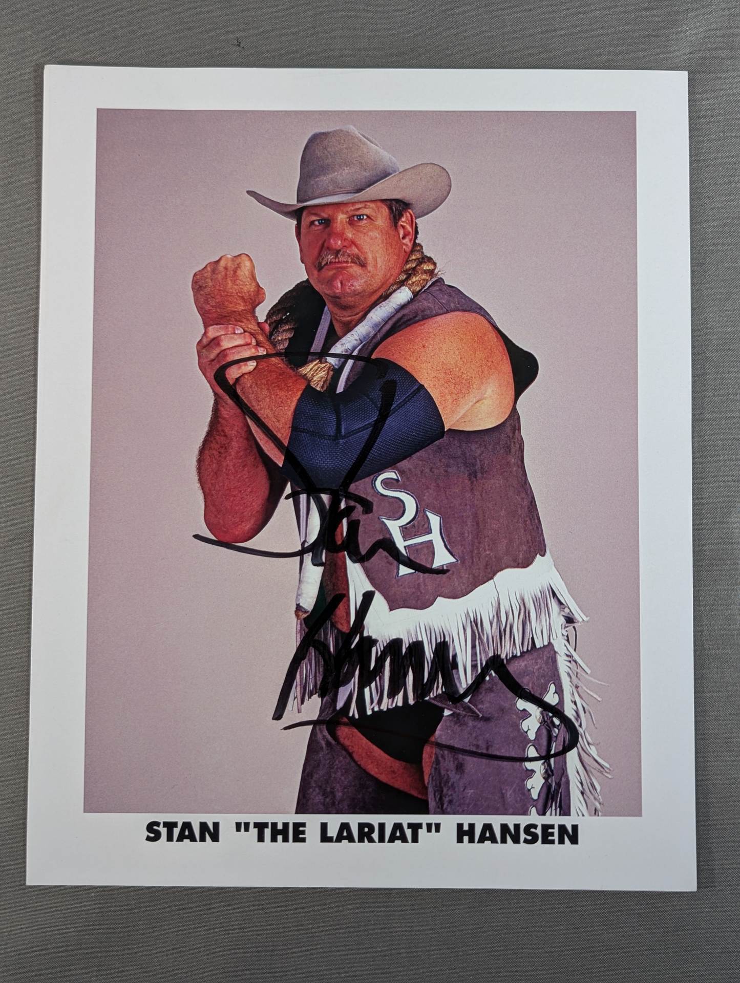 スタン・ハンセン 直筆サイン入り ポートレート(C-9) – 闘道館