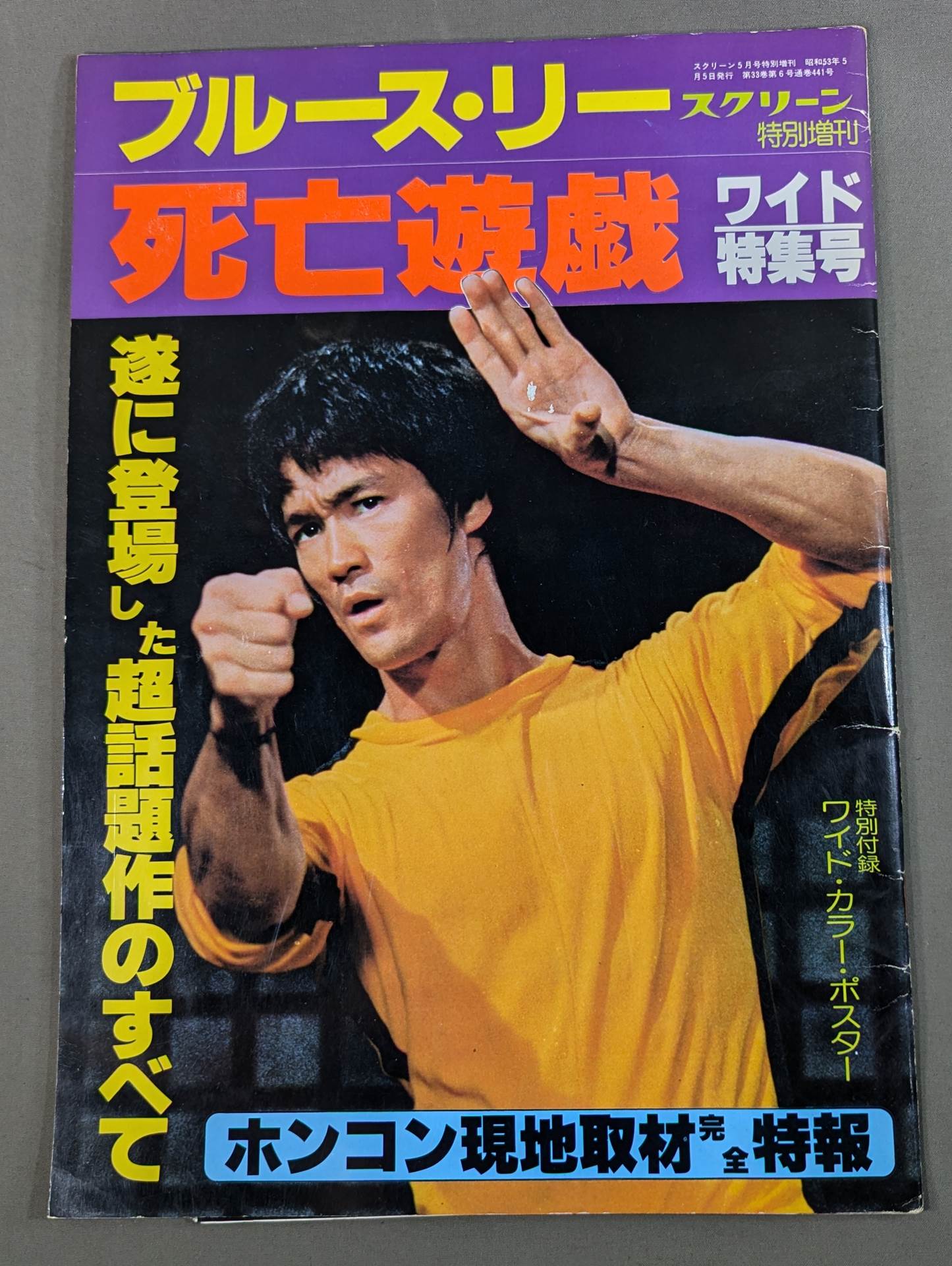 スクリーン特別増刊 ブルース・リー 死亡遊戯 ワイド特集号 – 闘道館