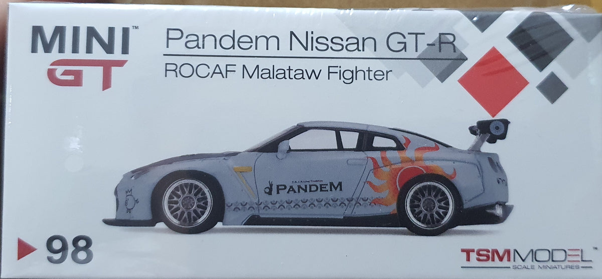 1:64 Mini GT Pandem Nissan GTR R35 GT Wing - ROCAF Malataw Fighter
