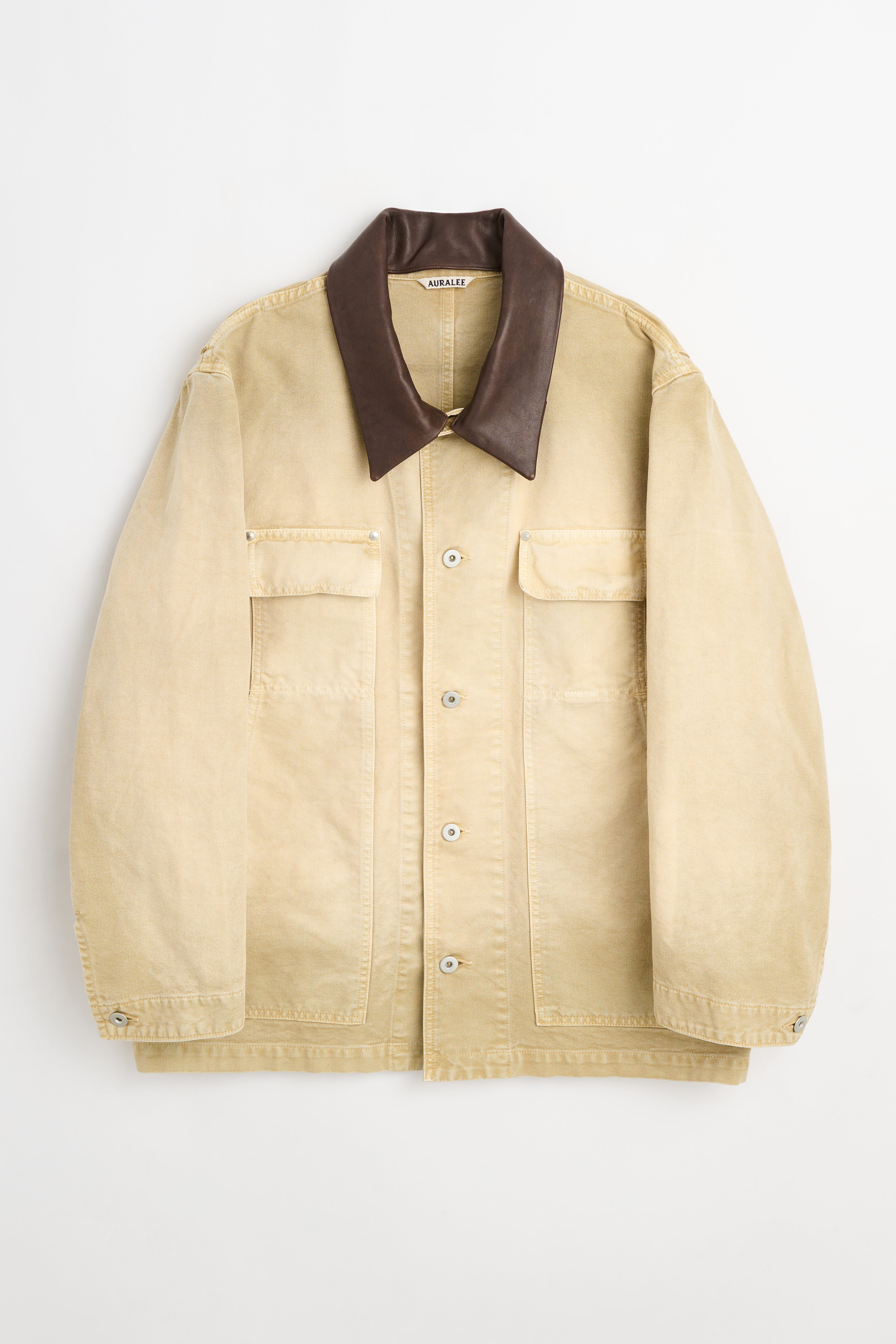 Auralee Organic Cotton Duck Blouson Light Beige – Très Bien