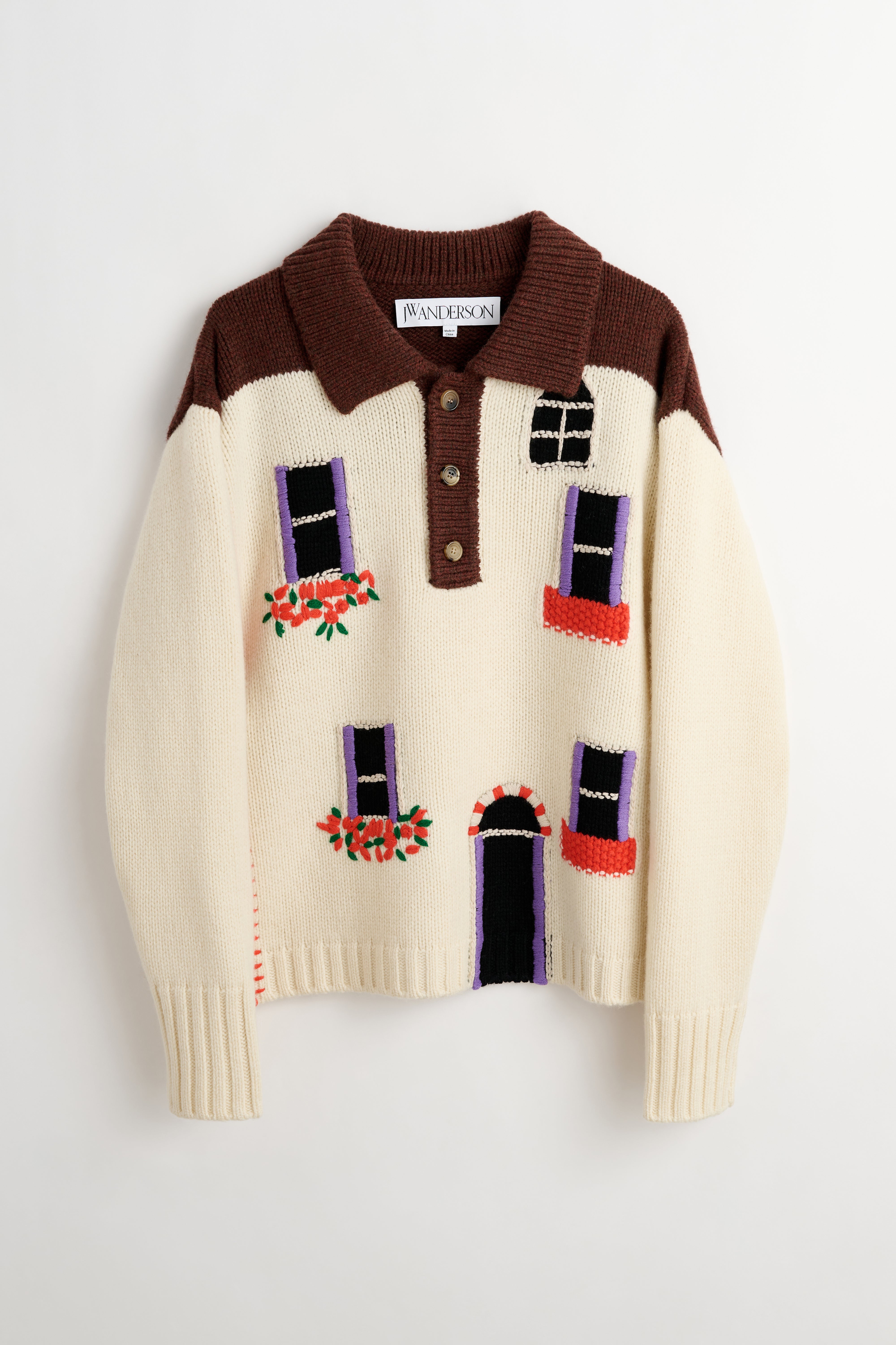 JW Anderson House Polo Jumper Flax – Très Bien