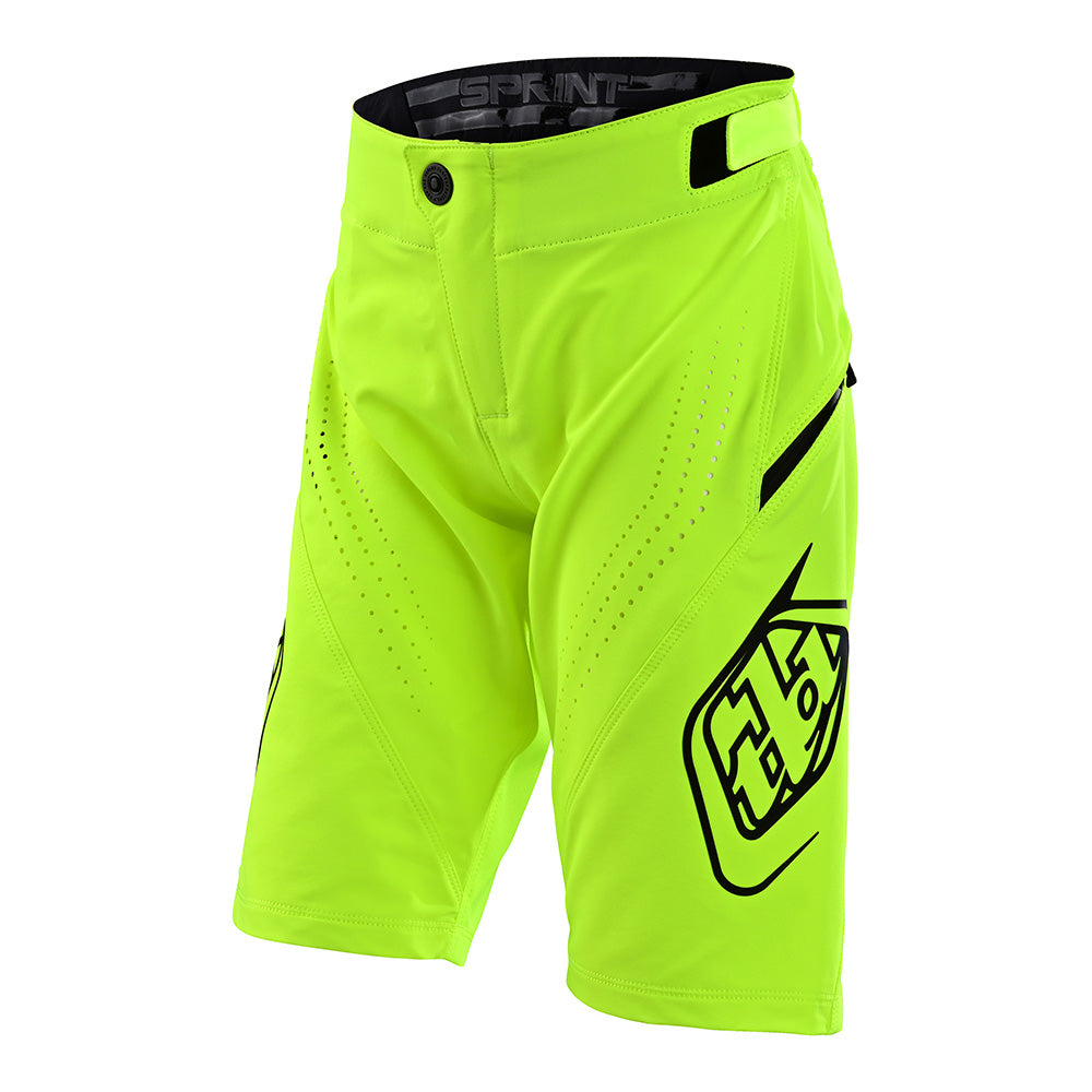 Youth Sprint Short Mono Flo Yellow – Troy Lee Designs