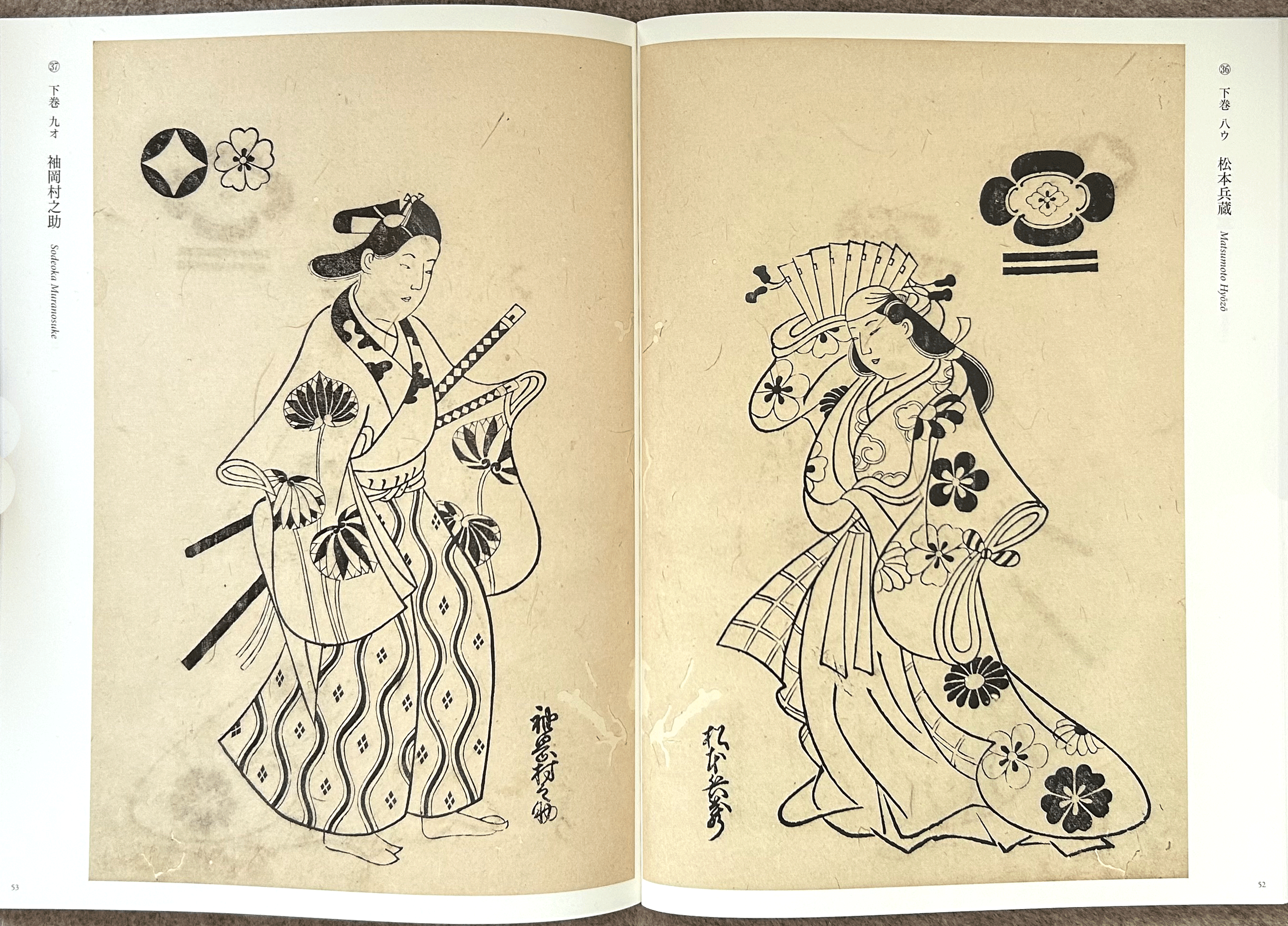 風流絵本四方屏風