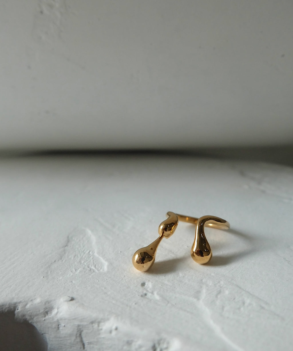 Cellule W Drop Ring – un by Tomoyo Yoshida | 公式オンラインストア