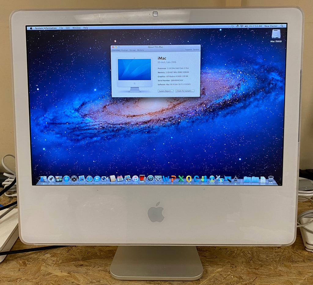 Apple iMac 20-inch Late 2006 2.16GHz Intel Core 2 Duo (MA589LL