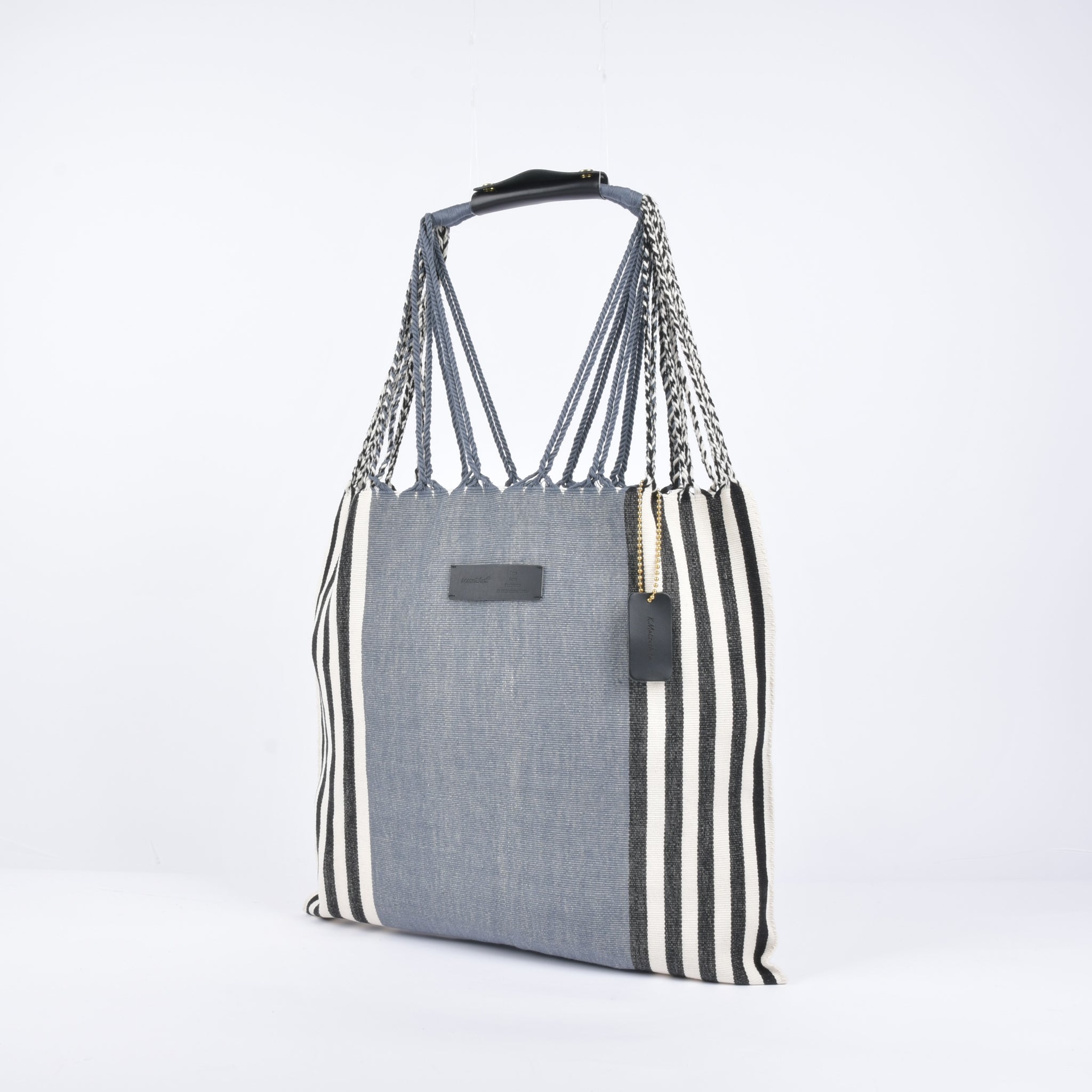 ハンモックバッグ グレー 無料名入れ