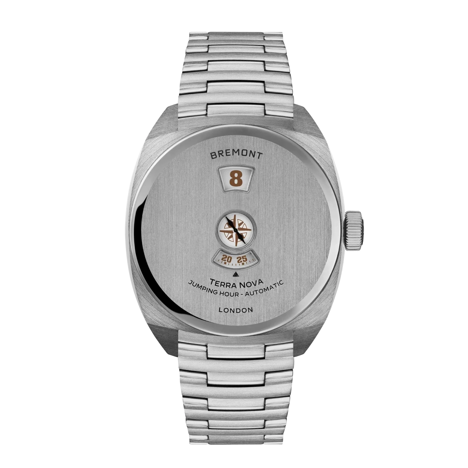 Terra Nova Jumping Hour Steel, Bracelet – Bremont Watch Company (US)