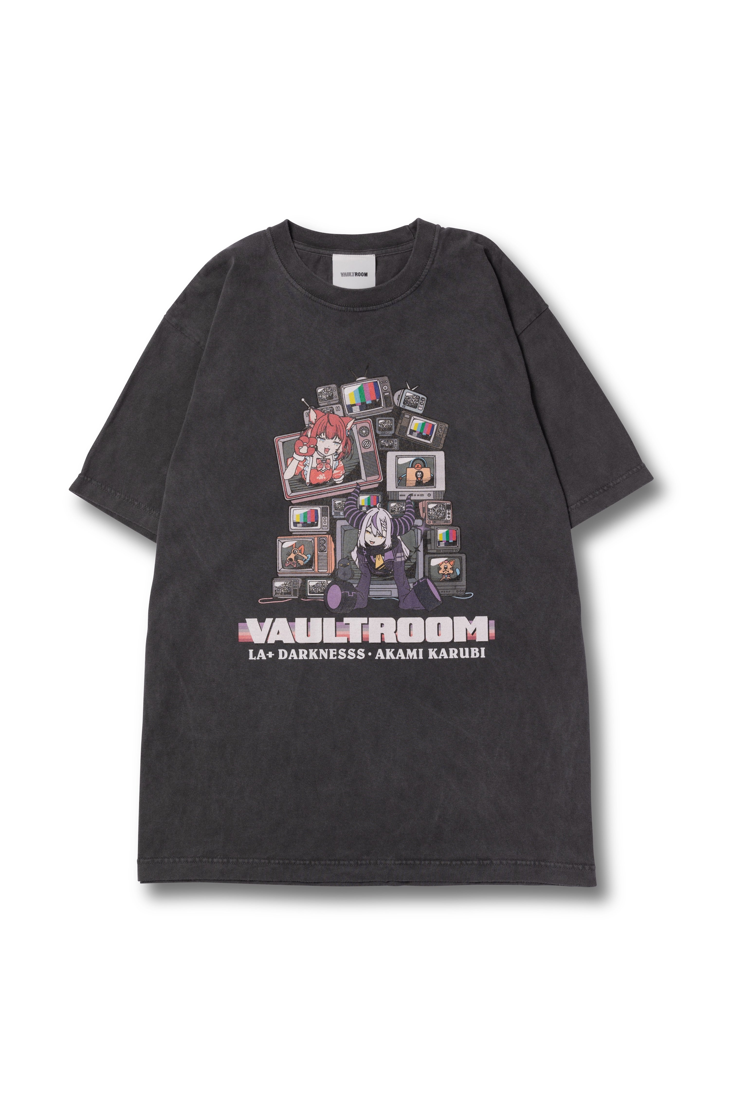VR × LAPKARU TEE / CHARCOAL – VAULTROOM