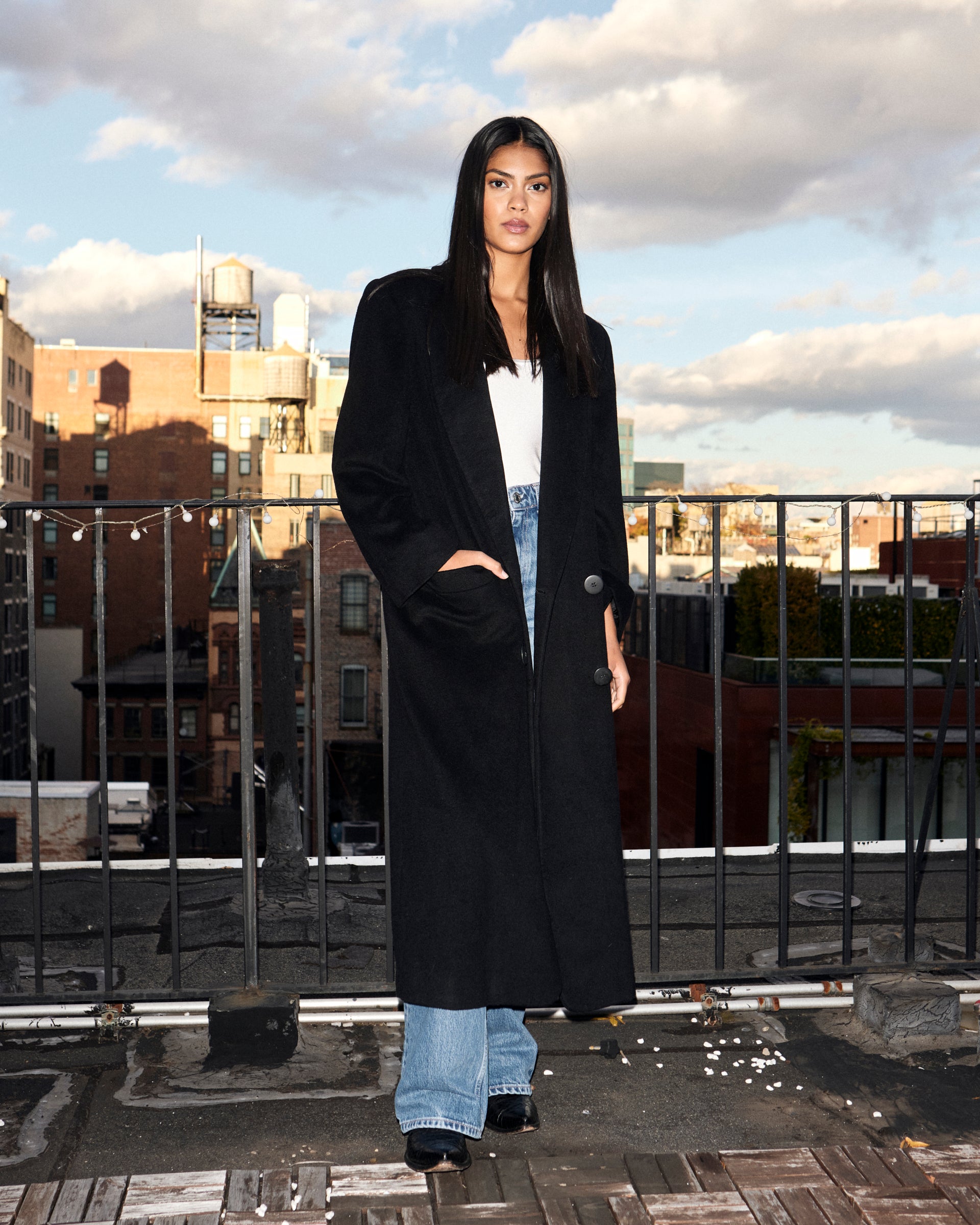 Christian Dior Double Breasted Coat with Loro Piana Cashmere