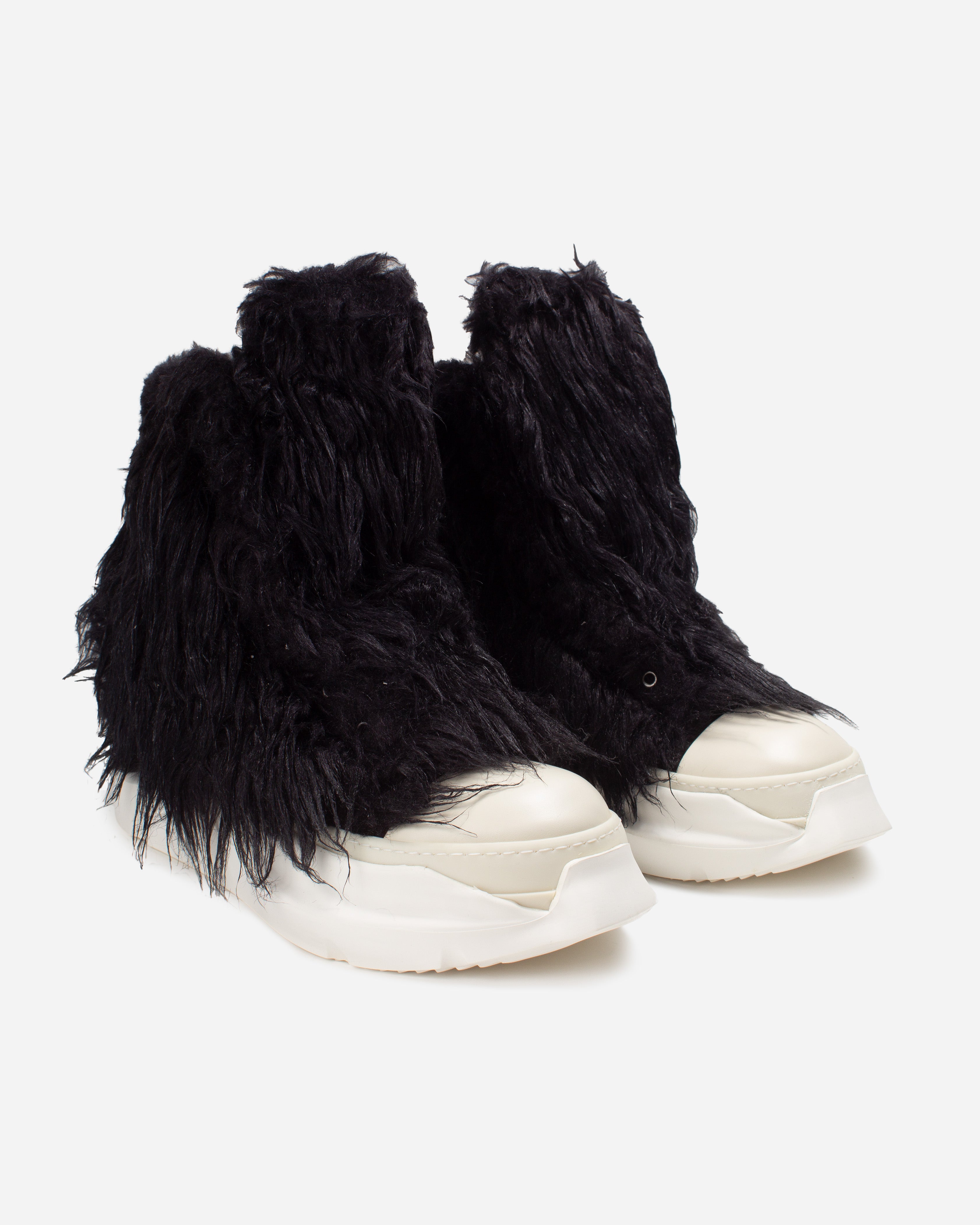 Rick Owens DKRSHDW Hairy Abstract Ramones High Top Sneakers – VORHE