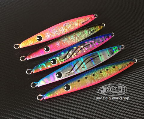 ツダジグ Buster165、X190、Bomber245、4個セット ホロ加工 2023-02-09